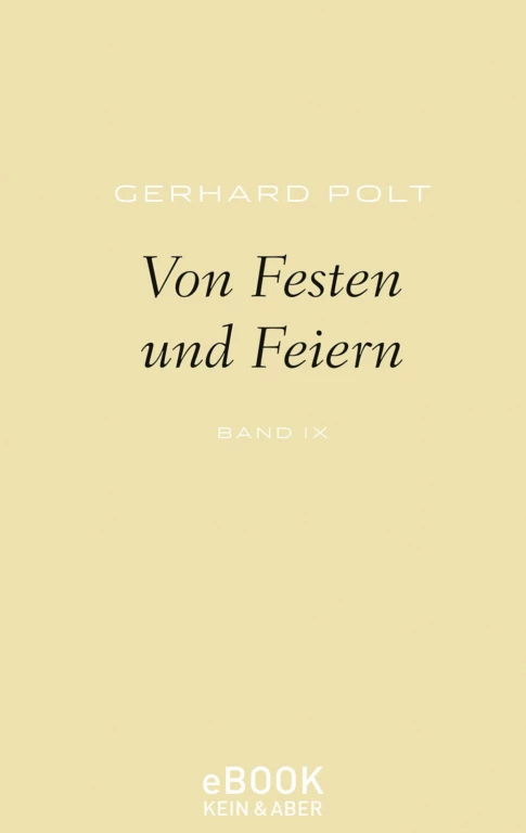 Von Festen und Feiern